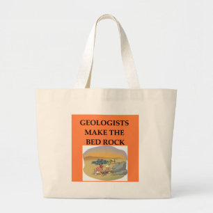 Grand Tote Bag Cadeaux de géologue de GÉOLOGIE
