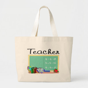 Grand Tote Bag Cadeaux de professeur