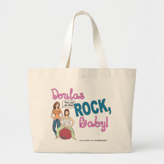 Grand Tote Bag Cadeaux Doulas Rock!
