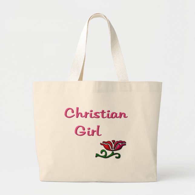 Grand Tote Bag Cadeaux pour fille chrétienne (Devant)