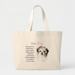 Grand Tote Bag Cadeaux Shih Tzu Lovers