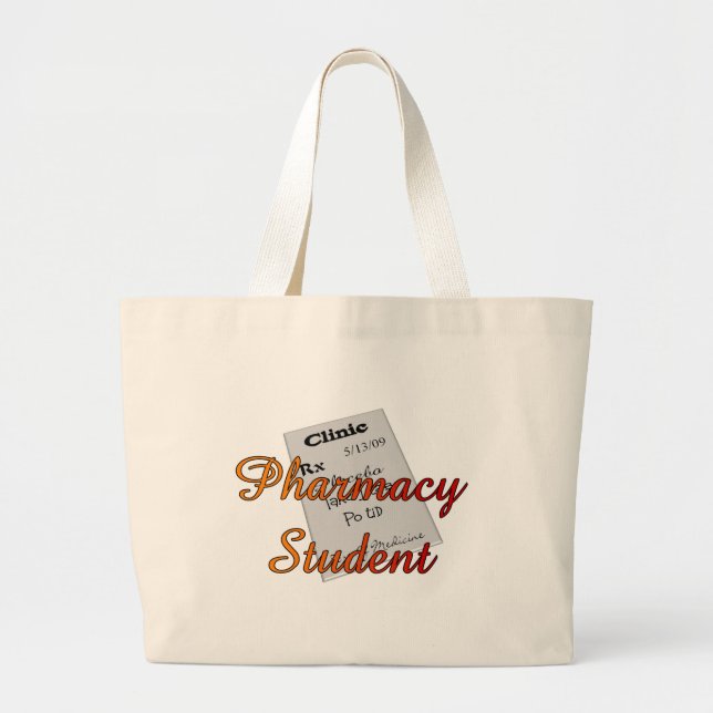 Grand Tote Bag Cadeaux uniques d'étudiant de pharmacie (Devant)