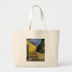 Grand Tote Bag Café Terrasse à Night Van Gogh