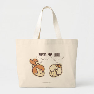 Grand Tote Bag Cailloux et bam bam que nous aimons