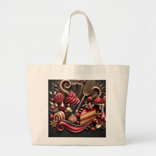 Grand Tote Bag Cake Artistes & Pâtisseries Chefs Démineurs Stylis