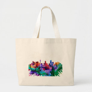 Grand Tote Bag Calgary Skyline