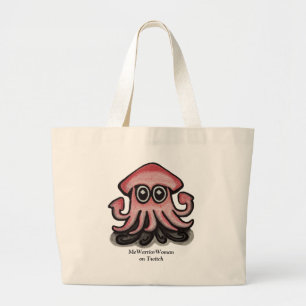 Grand Tote Bag Calmar, MeWarriorWoman sur Twitch