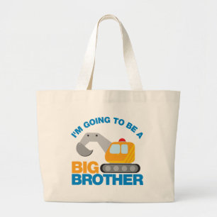 Grand Tote Bag Camion défonceur allant être un frère
