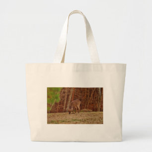 Grand Tote Bag Camouflage en chêne rouge Stag Buck Deer Nourritur