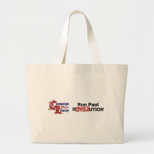 Grand Tote Bag Campagne de Ron Paul pour la révolution de libert