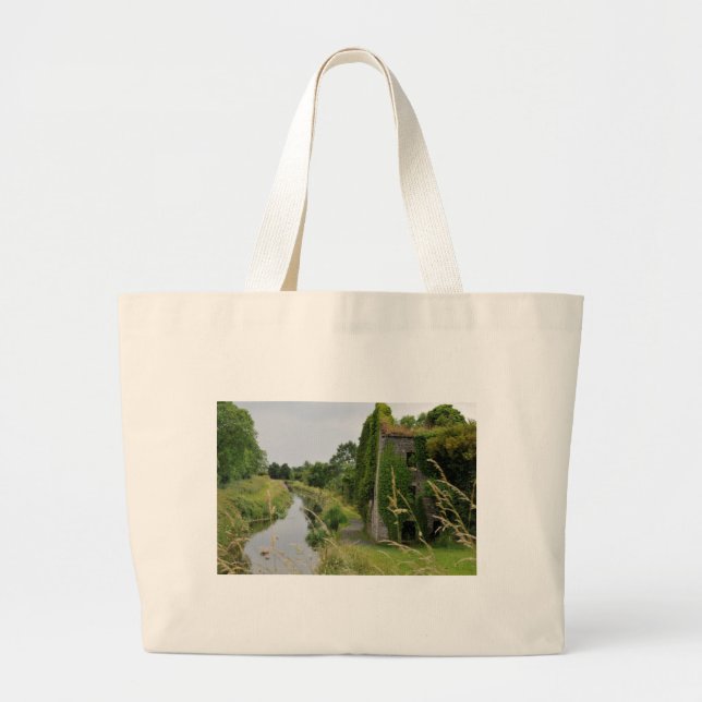 Grand Tote Bag Canal irlandais (Devant)