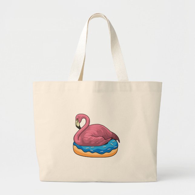 Grand Tote Bag Canard avec Donut (Devant)