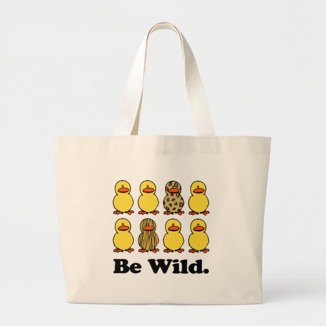 Grand Tote Bag Canards Sauvages (Devant)