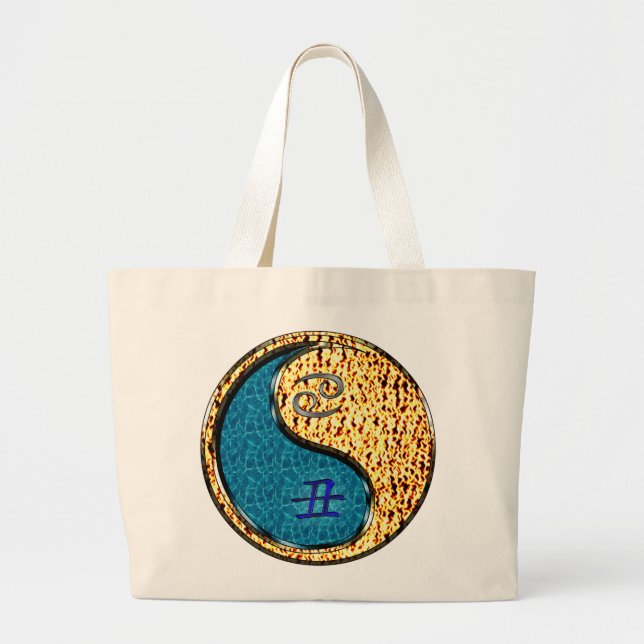 Grand Tote Bag Cancer & Bœuf de Feu (Devant)