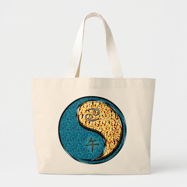Grand Tote Bag Cancer & Fire Horse (Devant)
