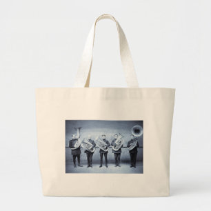 Grand Tote Bag Cannettes de fil de tuba