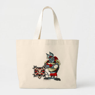 Grand Tote Bag Capitaine 1 d'équipe d'île de Krawk