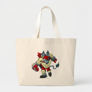 Grand Tote Bag Capitaine 2 d'équipe d'île de Krawk