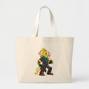 Grand Tote Bag Capitaine 2 d'équipe d'île de Roo