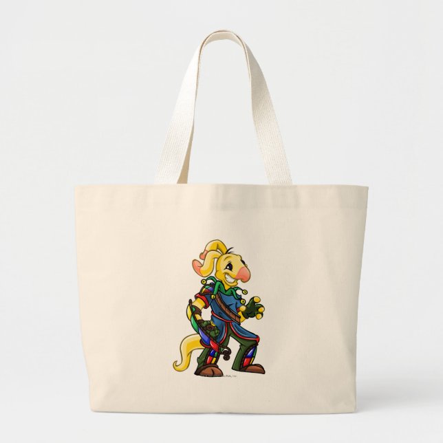 Grand Tote Bag Capitaine 2 d'équipe d'île de Roo (Devant)