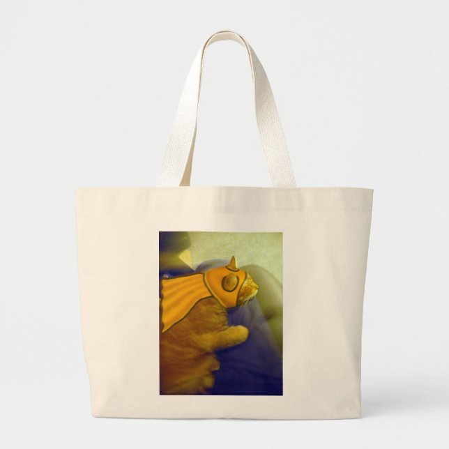 Grand Tote Bag Capitaine -Aïe (Devant)