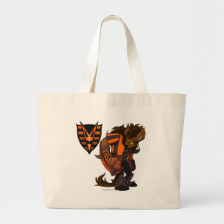 Grand Tote Bag Capitaine hanté 1 d'équipe en bois