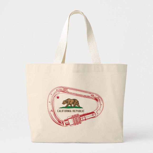 Grand Tote Bag Carabiner d'Escalade californienne (Devant)