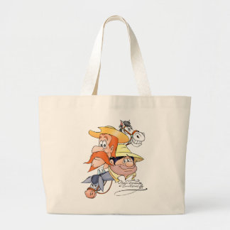 Grand Tote Bag Caractères de Don Quichotte par le @QUIXOTEdotTV