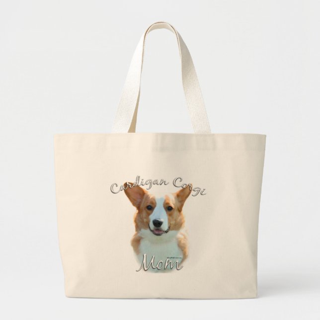 Grand Tote Bag Cardigan Welsh Corgi Maman 2 (Devant)
