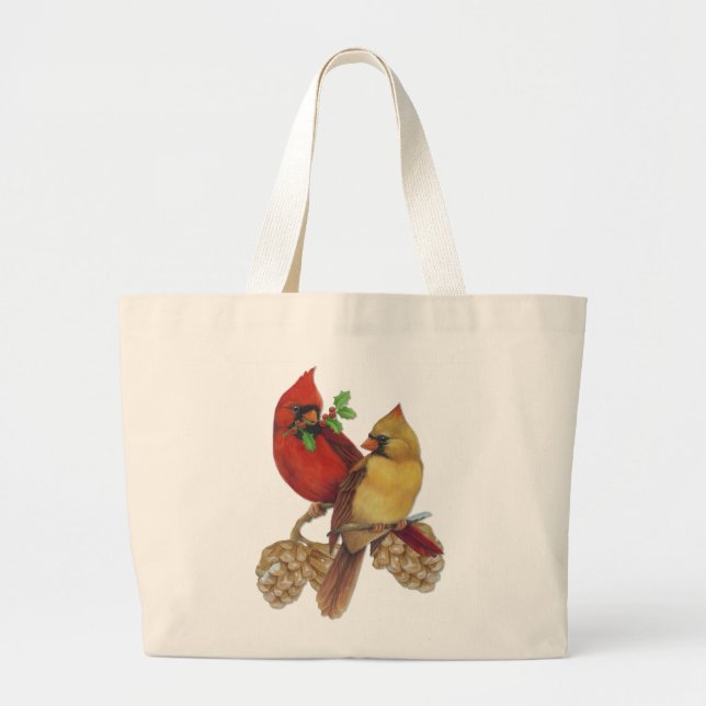 Grand Tote Bag Cardinal Pair (Devant)