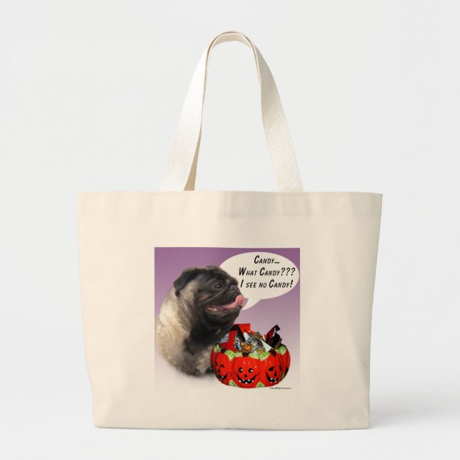 Grand Tote Bag Carlin (fawn) Halloween Candy (Devant)