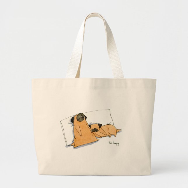 Grand Tote Bag Carlins somnolents (Devant)