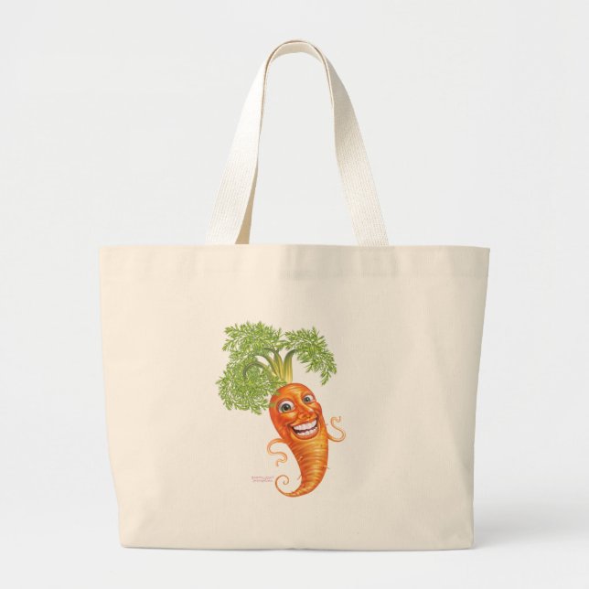 Grand Tote Bag carotte (Devant)