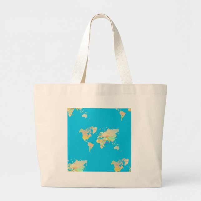 Grand Tote Bag carte (Devant)