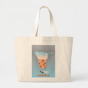 Grand Tote Bag Carte de la Namibie