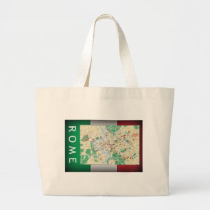 Grand Tote Bag Carte de Rome