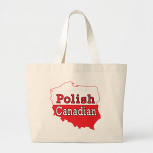Grand Tote Bag Carte polonaise
