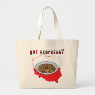 Grand Tote Bag Carte Polonaise Tcharnina