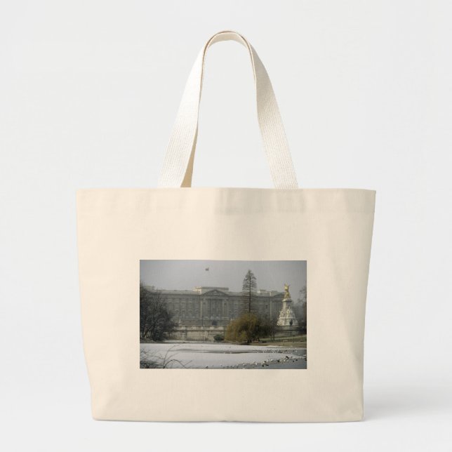 Grand Tote Bag Carte postale Buckingham-Palace n° 7 (Devant)