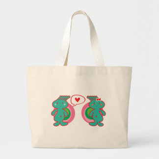Grand Tote Bag Cartoon mignon Fun Sweet Funny Funky