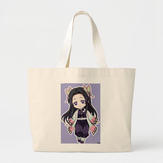 Grand Tote Bag Cartoon totes bag (Devant)