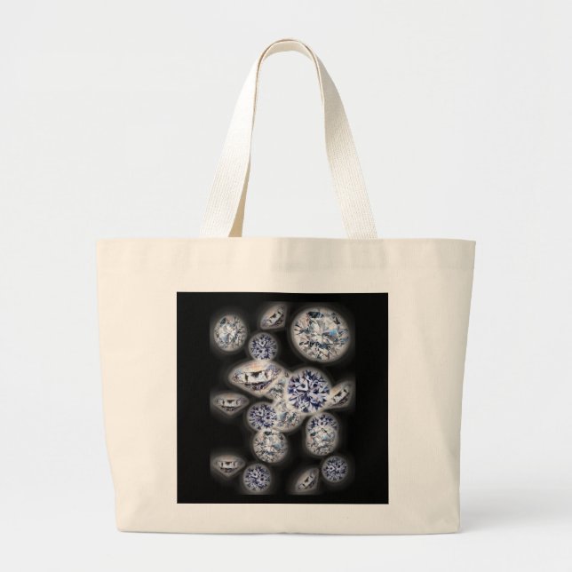 Grand Tote Bag cascade de diamant (Devant)