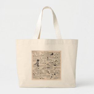 Grand Tote Bag Catalogue de chaussures pour dames vintage - 1900s