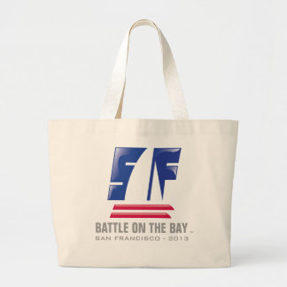 Grand Tote Bag Catamaran Sailing_Battle sur Bay_San Francisco