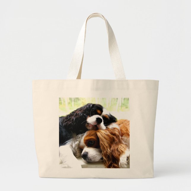 Grand Tote Bag Cavaliers de frères (Devant)