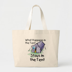 Grand Tote Bag Ce qui se passe à la tente