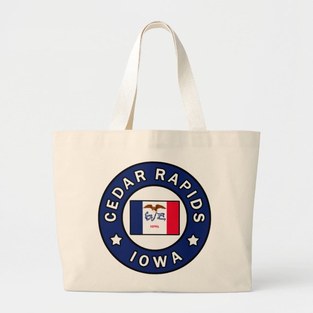 Grand Tote Bag Cedar Rapids Iowa (Devant)