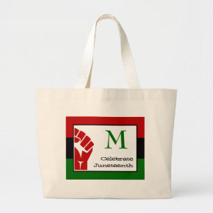 Grand Tote Bag CÉLÉBRATE DE MONogramme JUNEDIXIÈME Pan Africa
