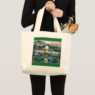 Grand Tote Bag Célébration de la gorge de Columbia River