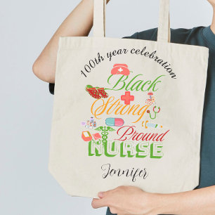 Grand Tote Bag célébration du 100e anniversaire de l'histoire des